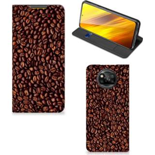 👉 Koffieboon Xiaomi Poco X3 Flip Style Cover Koffiebonen 8720215398168