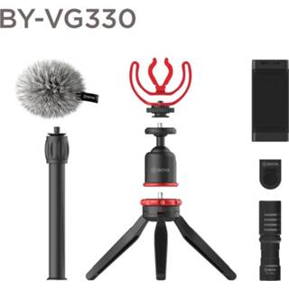 👉 Smartphone jongens Boya BY VG330 Vlogging kit with BY-MM1 and holder 6971008026993