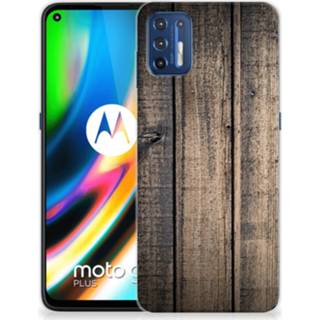 👉 Bumper hoesje Motorola Moto G9 Plus Steigerhout 8720215061321