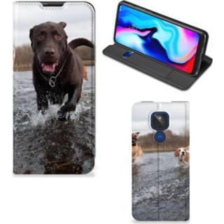 👉 Motorola Moto G9 Play Hoesje maken Honden Labrador 8720215061482