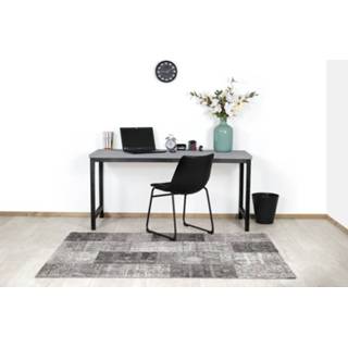 👉 Bureau beton cire Custom Made grijs Betonlook Amber met stalen frame