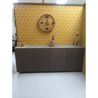 👉 Dressoir beton cire Custom Made grijs Betonlook kast/dressoir Zenda
