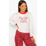 👉 Mix & Match Dear Santa Pyjama Top, White