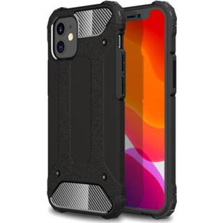 👉 Zwart Mobiq - Rugged Armor Case iPhone 12 Mini 5.4 inch 7106611083999