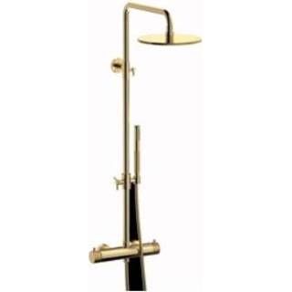 👉 Regendouche goud messing roma Plieger opbouw 25cm 8711238402598