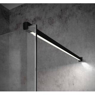 👉 Zwart mat StabiLight Bellezza Bagno stabilisatiestang met verlichting 150cm matzwart 8946004238914