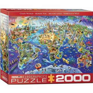 👉 Puzzel Crazy World 2000 Stukjes 628136253437