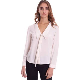 👉 Vrouwen wit Camicia Luckylu CON Pietre E Fiocco