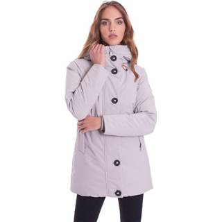 👉 Downjacket XL vrouwen beige Artic Down Jacket With Hood