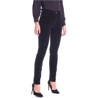 👉 Spijkerbroek vrouwen zwart Ribbed Velvet Pants 105 Skinny Trussardi Jeans