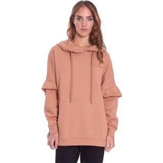 👉 Hoodie l vrouwen bruin