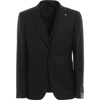 👉 Smoking male zwart Suit 3Pcs