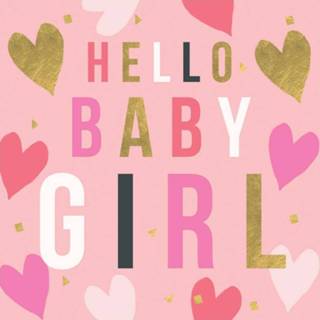 Vrouwen roze baby's jongens Mappublishing Kaartserie Hammond Gower 'Hello Baby Boy' 8716219036854