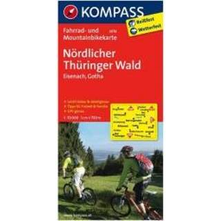 👉 Fietskaart Kompass - Nördlicher Thüringer Wald 9783850263047