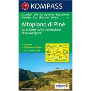 Wandelkaart Kompass - Altopiano di Pine 9783854915621