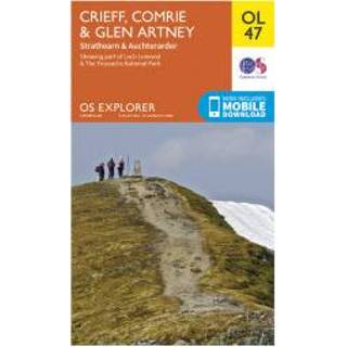 👉 Wandelkaart Ordnance Survey - Crieff, Comrie & Glen Artney Outdoor Ausgabe 2015 9780319242865