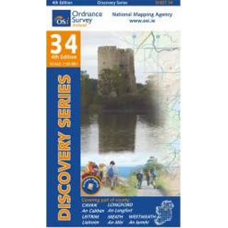 👉 Wandelkaart Ordnance Survey Ireland - Cavan / Leitrim Longford Westmeath 2016 Auflage 9781908852717
