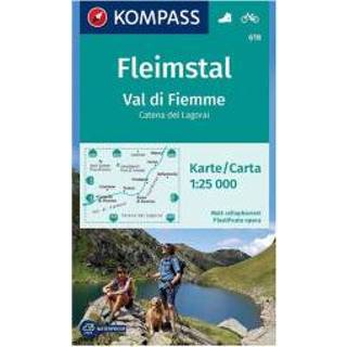Wandelkaart Kompass - Wanderkarte Fleimstal Val di Fiemme 5. Auflage Neuausgabe 9783990443897