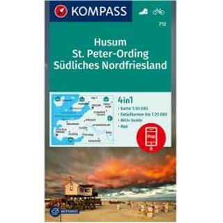 👉 Wandelkaart Kompass - 712 Husum, St. Peter-Ording 1. Auflage 9783990447574