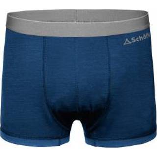 👉 Boxershort mannen s grijs blauw Schöffel - Merino Sport Boxershorts Merino-ondergoed maat S, blauw/grijs 4052597517511