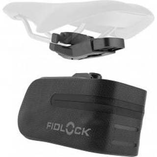 👉 Fidlock - Saddle Bag 600 + Saddle Base - Fietstas maat 600 ml, zwart/grijs