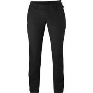 👉 Fjällräven - Women's Abisko Stretch Trousers - Trekkingbroek maat 36 - Regular - Fixed Length, zwart