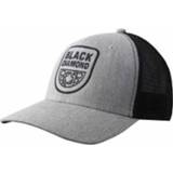 👉 One Size uniseks zwart grijs Black Diamond - Trucker Hat Pet maat Size, grijs/zwart 793661346784