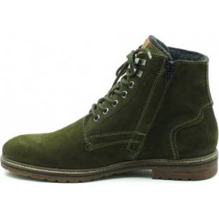 👉 Veter schoenen herenschoenen male groen leer Bugatti Veterschoenen 406118404325