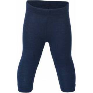 👉 Engel - Baby-Leggings Feinripp - Merino-ondergoed maat 62/68, blauw/zwart