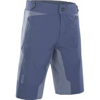 👉 Fietsbroek s mannen blauw grijs ION - Bikeshorts Traze Vent maat S, blauw/grijs 9008415967728