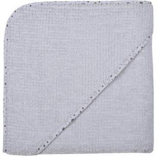 👉 Badhanddoek grijs meisjes WÖRNER SÜDFROTTIER met capuchon thuis lichtgrijs 100 x cm 4016245102566