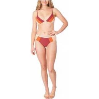 👉 Bikinibroekje XS vrouwen beige purper blauw grijs zwart rood Rip Curl - Women's Golden Days Block Hi Cheeky maat XS, 9353970507323