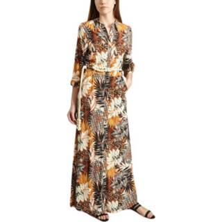 👉 Dress vrouwen bruin Relachée long