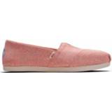 👉 Sneakers 6 vrouwen rood beige polyester recycled TOMS - Women's Alpargata Espadrilles maat 6, rood/beige 889556802029