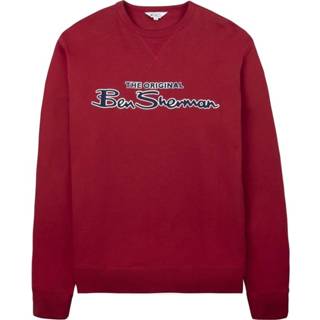 👉 Sweatshirt male rood Logo