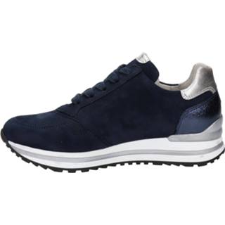 👉 Lage sneakers suede vrouwen blauw Gabor 8720251113619
