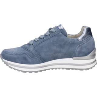 👉 Lage sneakers suede vrouwen blauw Gabor 8720251114425 872025111449