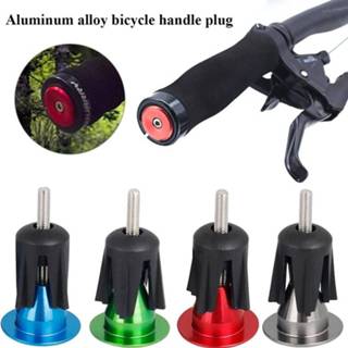 👉 Bike aluminium alloy 1 pair Grip Handle Bar End Cap MTB Handlebar Grips Plugs Caps for Bicycle Accessory