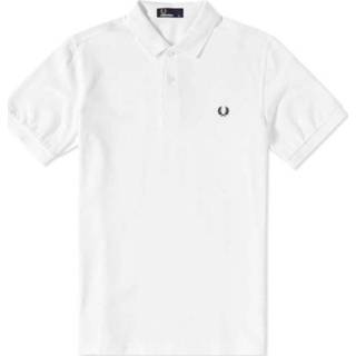 👉 Poloshirt m male wit Slim Fit Plain Polo Shirt