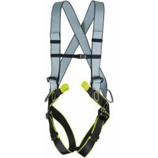 👉 L uniseks grijs zwart Edelrid - Solid Complete gordel maat L, grijs/zwart 4021573790453