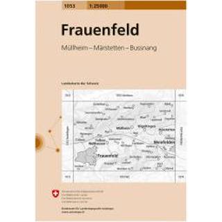 👉 Wandelkaart Swisstopo - 1053 Frauenfeld Ausgabe 2016 9783302010533