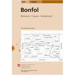 👉 Wandelkaart Swisstopo - 1065 Bonfol Ausgabe 2007 9783302010656