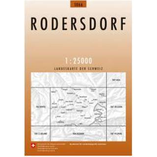 👉 Wandelkaart Swisstopo - 1066 Rodersdorf Ausgabe 2007 9783302010663