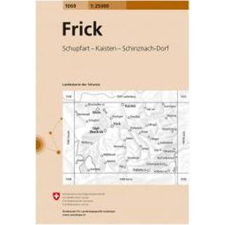 👉 Wandelkaart Swisstopo - 1069 Frick Ausgabe 2007 9783302010694