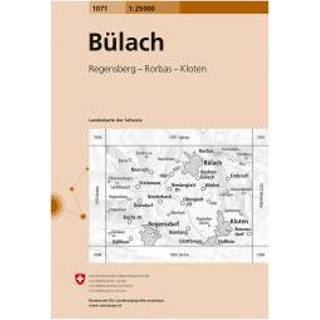 👉 Wandelkaart Swisstopo - 1071 Bülach Ausgabe 2008 9783302010717