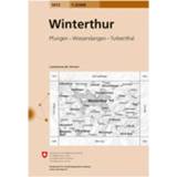 👉 Wandelkaart Swisstopo - 1072 Winterthur Ausgabe 2016 9783302010724