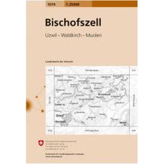 👉 Wandelkaart Swisstopo - 1074 Bischofszell Ausgabe 2016 9783302010748