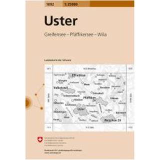 👉 Wandelkaart Swisstopo - 1092 Uster Ausgabe 2008 9783302010922