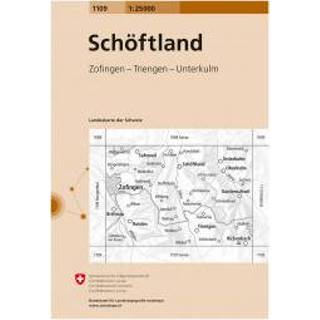 👉 Wandelkaart Swisstopo - 1109 Schöftland Ausgabe 2007 9783302011097