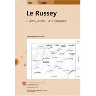 👉 Wandelkaart Swisstopo - 1123 Le Russey Ausgabe 2007 9783302011233